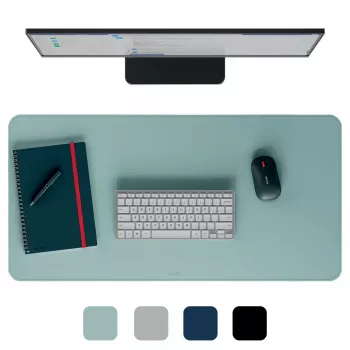 Leitz Large Desk Mat, Mint colour, Polyvinyl chloride (PVC), 400 mm, 800 mm, 2 mm, 350 g