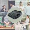 Leitz Ergo Active ergonomic anti-fatigue standing mat, Rectangular, Black, Polyurethane, Bubble, China, 605 x 681 mm