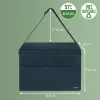 Leitz Fabric Compact Hot Desking Work Bag with Lid, Storage bag, Grey, Rectangular, Fabric, Monochromatic, Adult