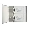 Leitz Double Mechanism Lever Arch File Classic Marbled, 2 x A5, Carton, Black, Textured surface, 1000 sheets, 80 g/m²