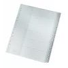 Leitz 12810000 tab index Numeric tab index Cardboard Grey