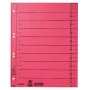 Leitz 16580025 tab index Numeric tab index Cardboard Red