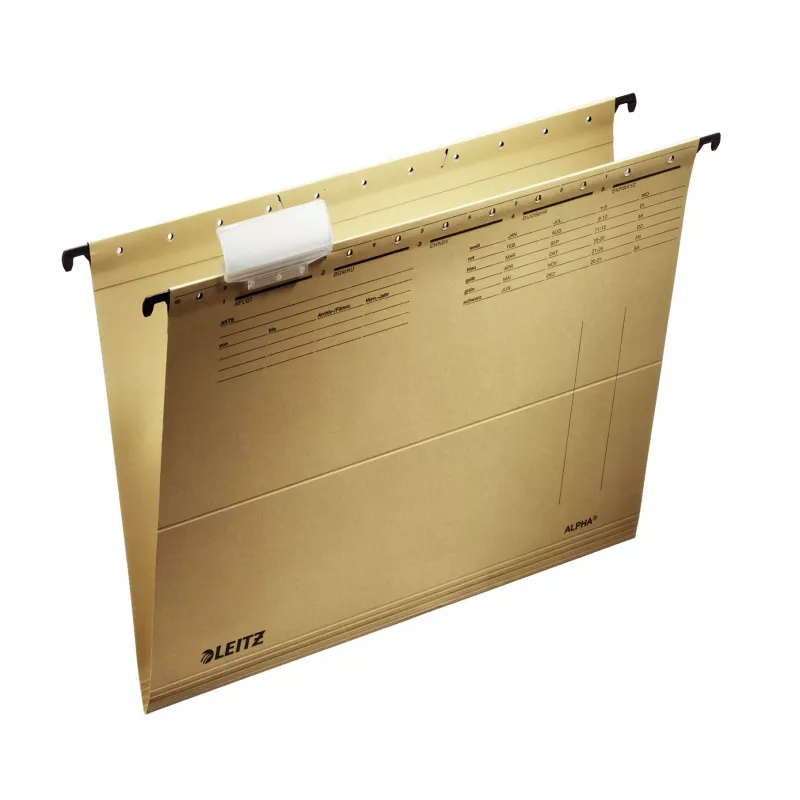 Leitz ALPHA hanging folder Cardboard A4 Brown