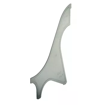 Leitz Divider for magazine file 2425, Grey, Plastic, A4, 317 mm, 2 mm, 268 mm