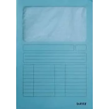 Leitz Window Folders Blue A4