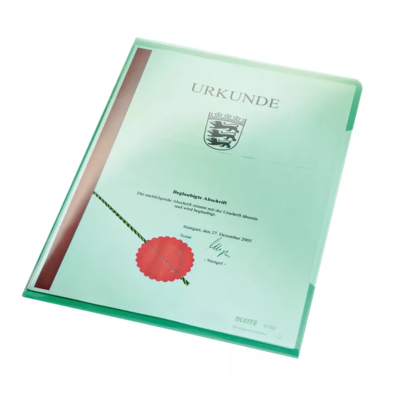 Leitz 41530055 folder PVC Green A4