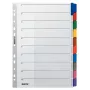 Leitz 43210000 tab index Blank tab index Cardboard Multicolour