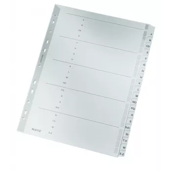 Leitz 43280000 tab index Alphabetic tab index Cardboard Grey