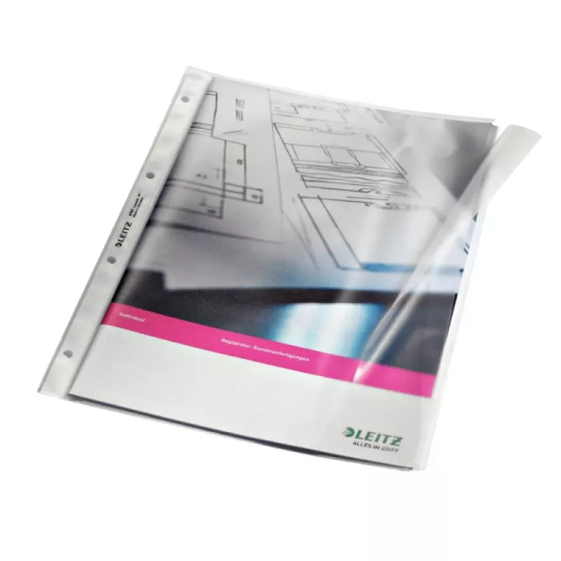 Leitz Premium Pocket A4 Opened Right with a Flap, 30% pre-consumer recycled plastic