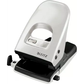 Leitz Hole Punch 5138 NeXXt, 2-hole 40 sheets Metal, 40 sheets, Grey, Metal, 8 cm, 5.5 mm, A5