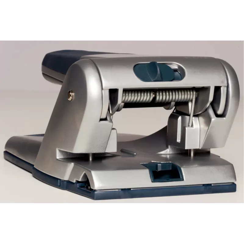 Leitz Heavy Duty Hole Punch, 65 sheets, Black, Grey, 8 cm, 5.5 mm, A4, 130 mm