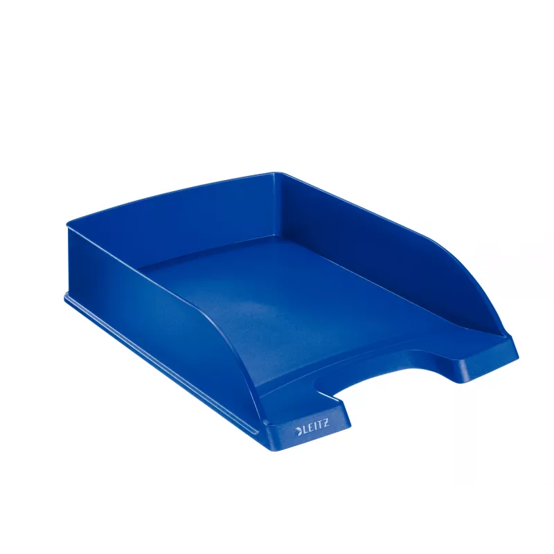Leitz Plus Letter Tray, Standard, Polystyrene, Blue, 255 mm, 357 mm, 70 mm, 280 g