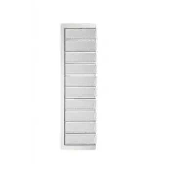 Leitz 60040001 self-adhesive label Rounded rectangle White