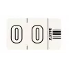 Leitz Orgacolor self-adhesive label Rounded rectangle Grey