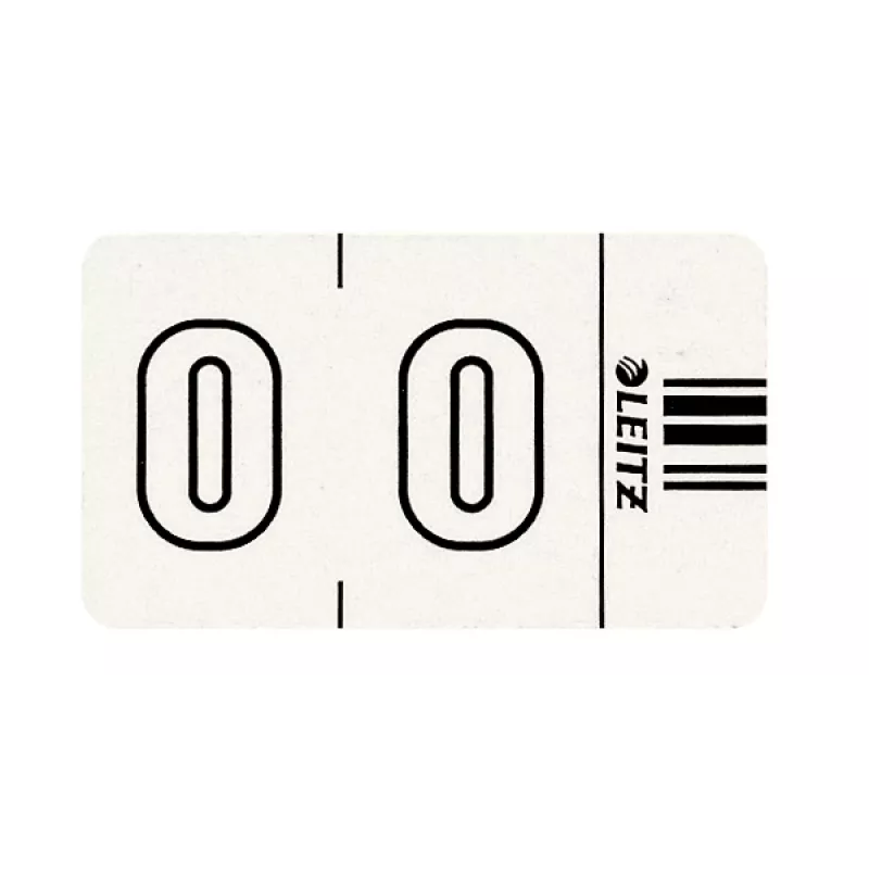 Leitz Orgacolor self-adhesive label Rounded rectangle Grey