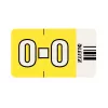 Leitz Orgacolor self-adhesive label Rounded rectangle Yellow