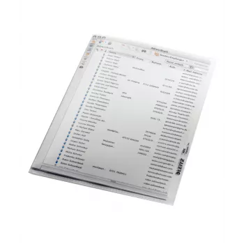 Leitz Quality Folder A5, 30% pre-consumer recycled plastic, 150 x 210 mm (A5), Polypropylene (PP), Transparent, Portrait, 160 mm, 220 mm