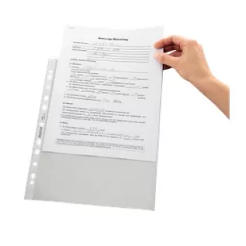 Leitz High Quality Pocket 75 my A4, A4, Transparent, Polypropylene (PP), 0.075 mm, 230 mm, 1 mm