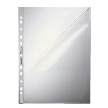 Leitz Quality Pocket A4 Opened Top and Left, 30% pre-consumer recycled plastic