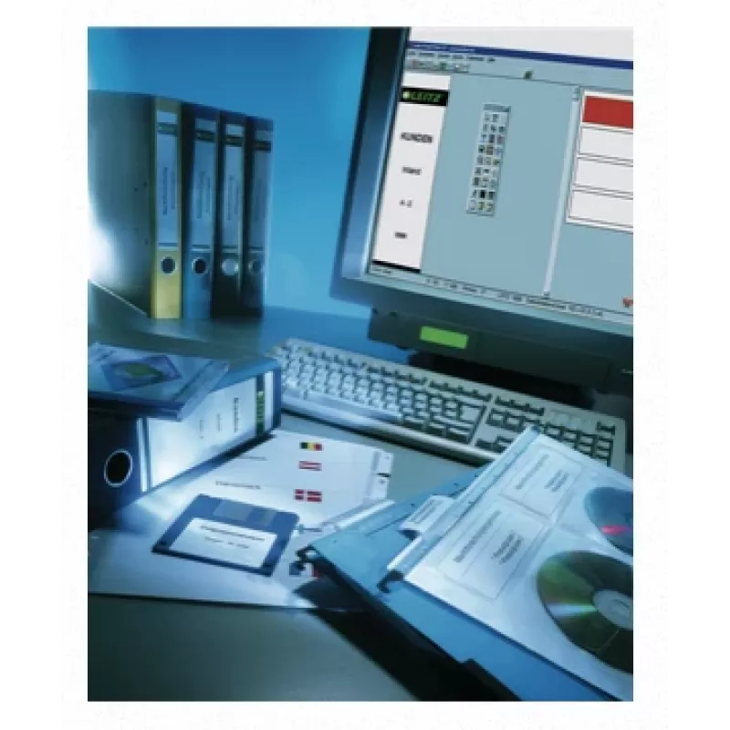 Leitz PC printable Spine Labels for standard lever arch files