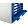 Leitz Form Set, 10 drawer(s), Plastic, Blue, Grey, 285 mm, 355 mm, 290 mm