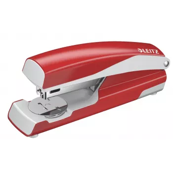 Leitz NeXXt Stapler, 30 sheets, 30 sheets, Grey, Red, P3, Metal, Plastic, 80 g/m², Top