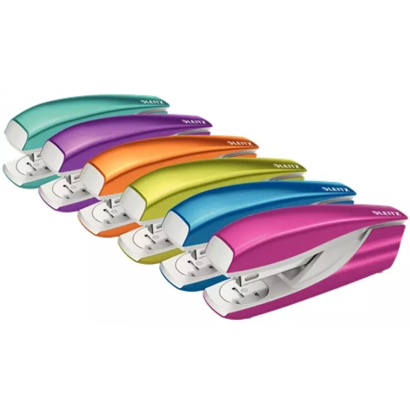 Leitz NeXXt Stapler 5504, 40 sheets Metal Fullstrip, 40 sheets, Red, 24/8, Metal, Plastic, 80 g/m², Top