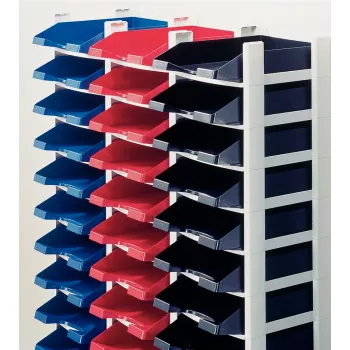 Leitz Letter tray rack Plus 3-trays, Plastic, Black, A4, A4, 3 drawer(s), Letter