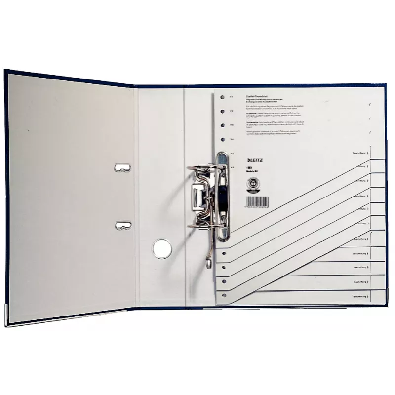Leitz 16510085 tab index Blank tab index Carton Grey