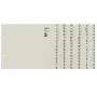 Leitz 13240085 tab index Alphabetic tab index Paper Grey