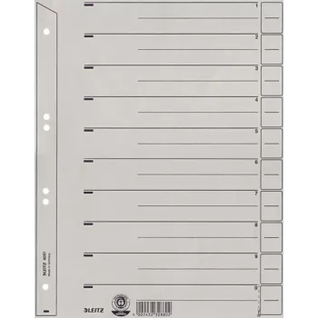 Leitz 60970085 divider Cardboard Grey 1 pc(s)