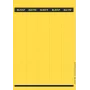 Leitz 16880015 self-adhesive label Rectangle Yellow 125 pc(s)