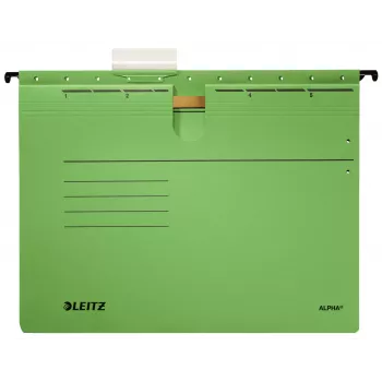 Leitz Alpha hanging folder Cardboard A4 Green 5 pc(s)