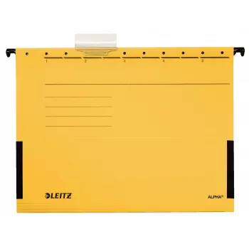 Leitz Alpha hanging folder Cardboard A4 Yellow 5 pc(s)