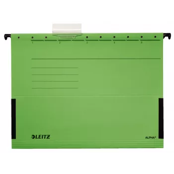 Leitz Alpha hanging folder Cardboard, Metal A4 Green 5 pc(s)