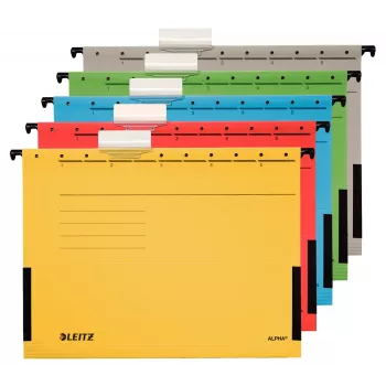 Leitz Alpha hanging folder Cardboard, Metal A4 Green 5 pc(s)