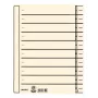 Leitz 16570011 divider Cardboard Yellow