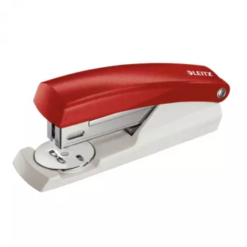 Leitz Stapler 5501 NeXXt, 25 sheets, 25 sheets, Red, White, P3, Plastic, 80 g/m², Top