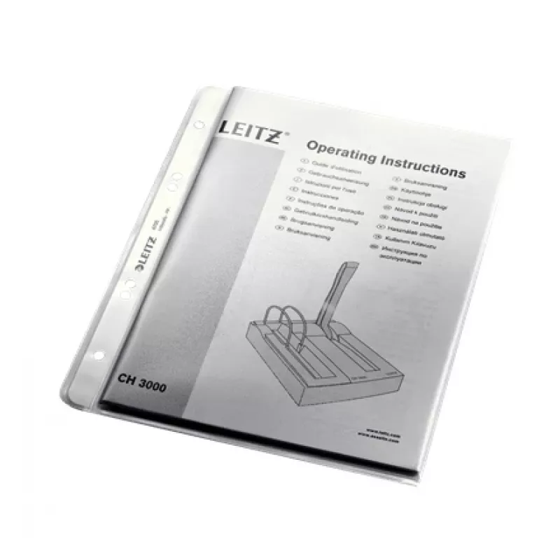 Leitz Premium Pocket A5, 30% pre-consumer recycled plastic, A5, Transparent, Polypropylene (PP), 0.13 mm, 170 mm, 215 mm