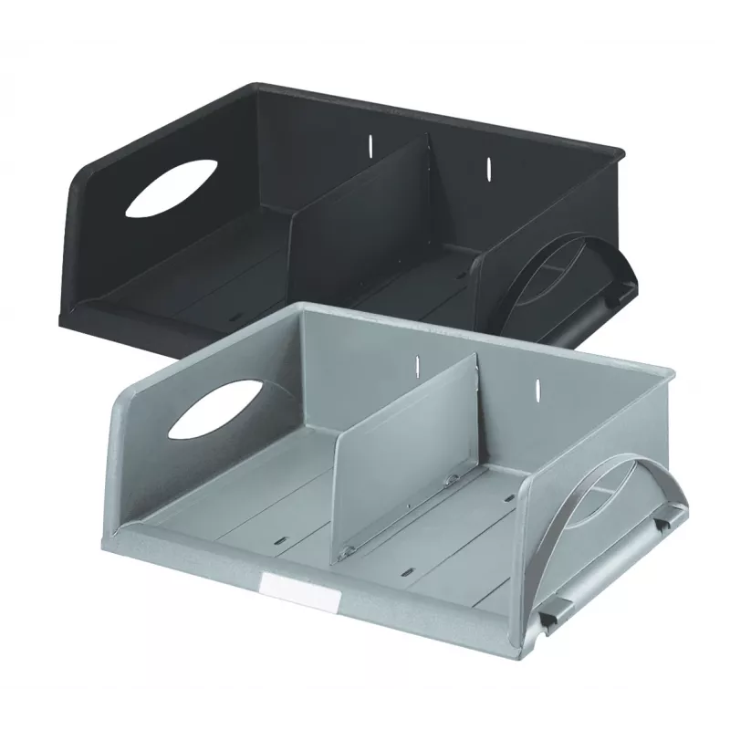 Leitz Tray Sorty Landscape Standard, Plastic, Black, A4, 405 mm, 300 mm, 125 mm