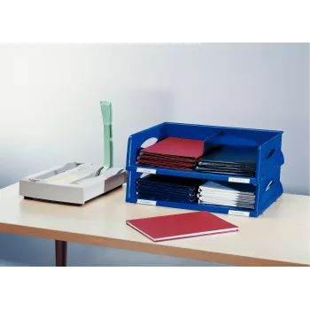 Leitz Tray Sorty Jumbo, Plastic, Blue, A3, 490 mm, 385 mm, 125 mm