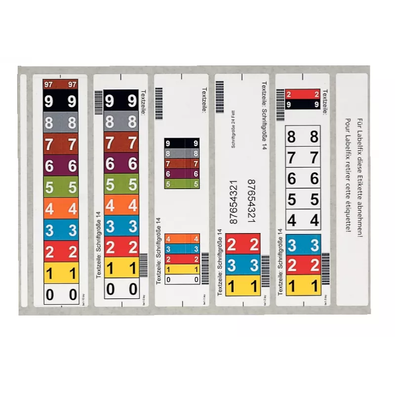 Leitz 66520001 self-adhesive label Rounded rectangle White