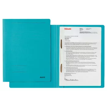 Leitz 30030035 folder Cardboard, Plastic Blue A4