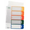 Esselte 12910000 tab index Numeric tab index Polypropylene (PP) Multicolour