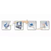 Leitz PC printable Index, PP, extra wide, Numeric tab index, Polypropylene (PP), Blue, Green, Orange, Red, Yellow, 245 mm, 2 mm, 305 mm