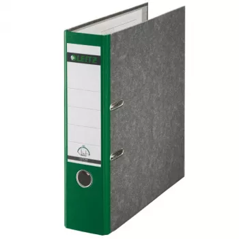 Leitz Plastic Lever Arch File A4 80mm 180° ring binder Green