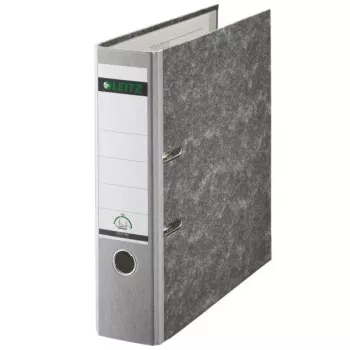 Leitz Plastic Lever Arch File A4 80mm 180° ring binder Grey