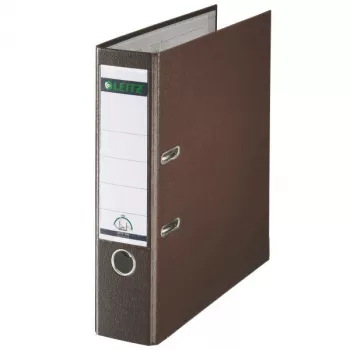 Leitz Plastic Lever Arch File A4 80mm 180° ring binder Brown
