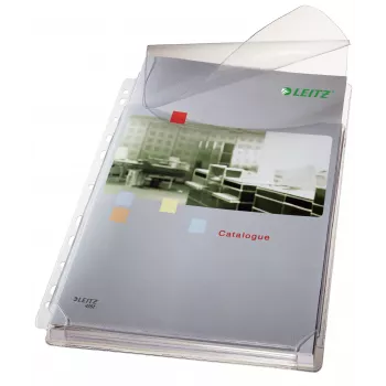 Leitz Pocket Expanding 170my with Flap A4, 210 x 297 mm (A4), Transparent, Polyvinyl chloride (PVC), Portrait, Top, 80 g/m²