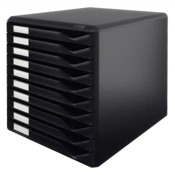 Leitz Form Set, Black, A4, A5, A6, Portrait, 10 drawer(s), Envelope, Folder, Letter, Note, 4.3 kg